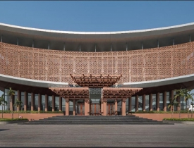Bên trong nhà hát quan họ Bắc Ninh đạt giải Bạc kiến trúc quốc gia