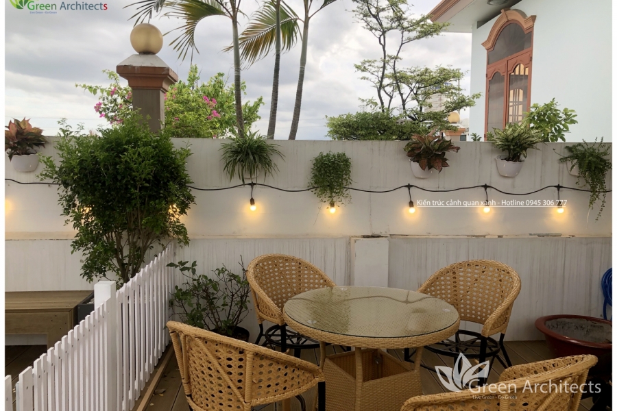 Sân thượng decor tại quận 9 - Lê Văn Việt hcm